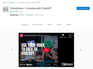 ChatGTP with voice commands